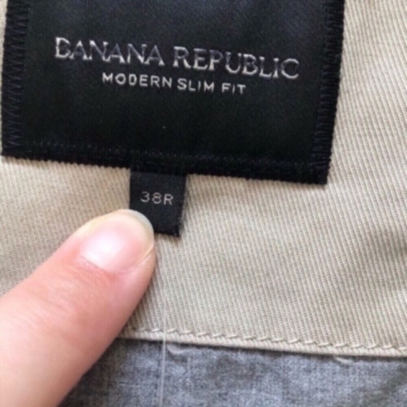 BNWT!! Banana Republic Modern Slim Fit Khaki Blazer - Picture 2 of 9